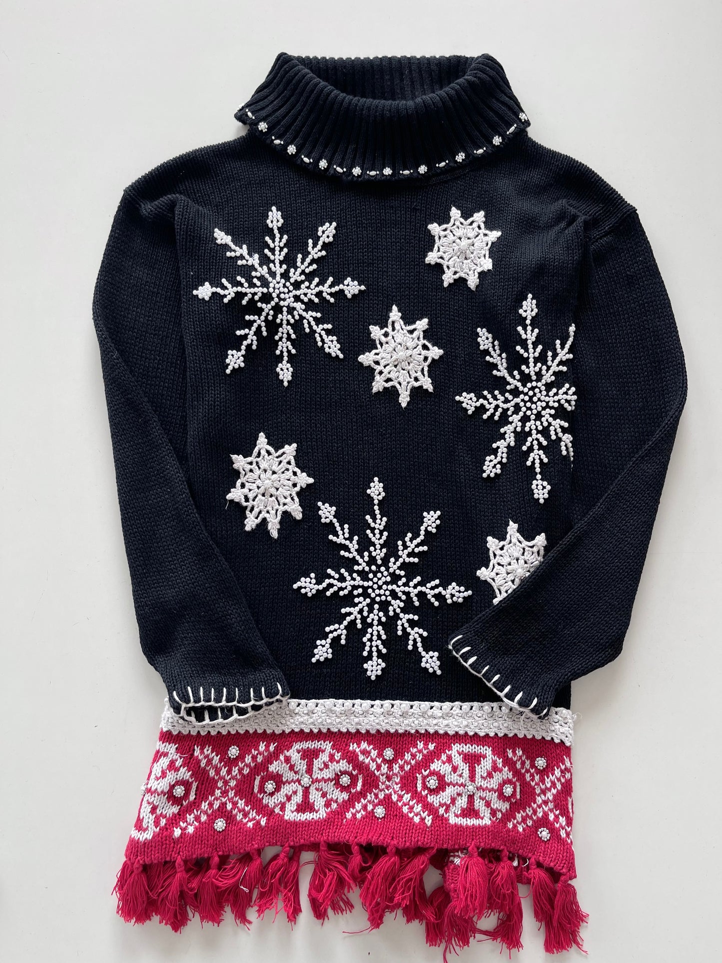 Victoria Jones Embroidered Vintage Sweater-Bust 44