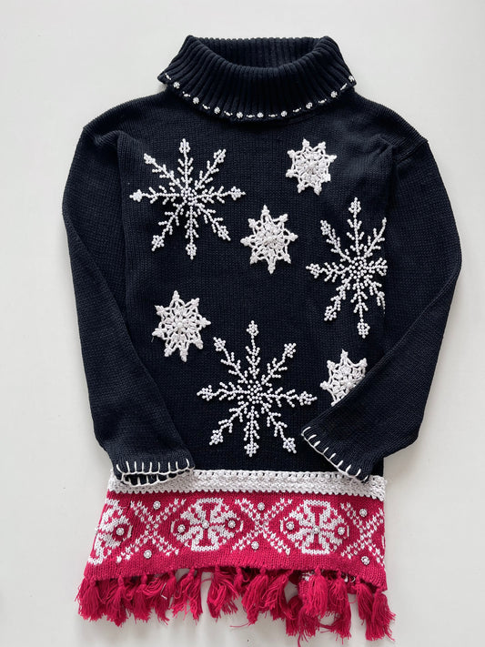 Victoria Jones Embroidered Vintage Sweater-Bust 44