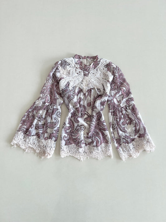 Ann Taylor Loft Sheer Top-Bust 40