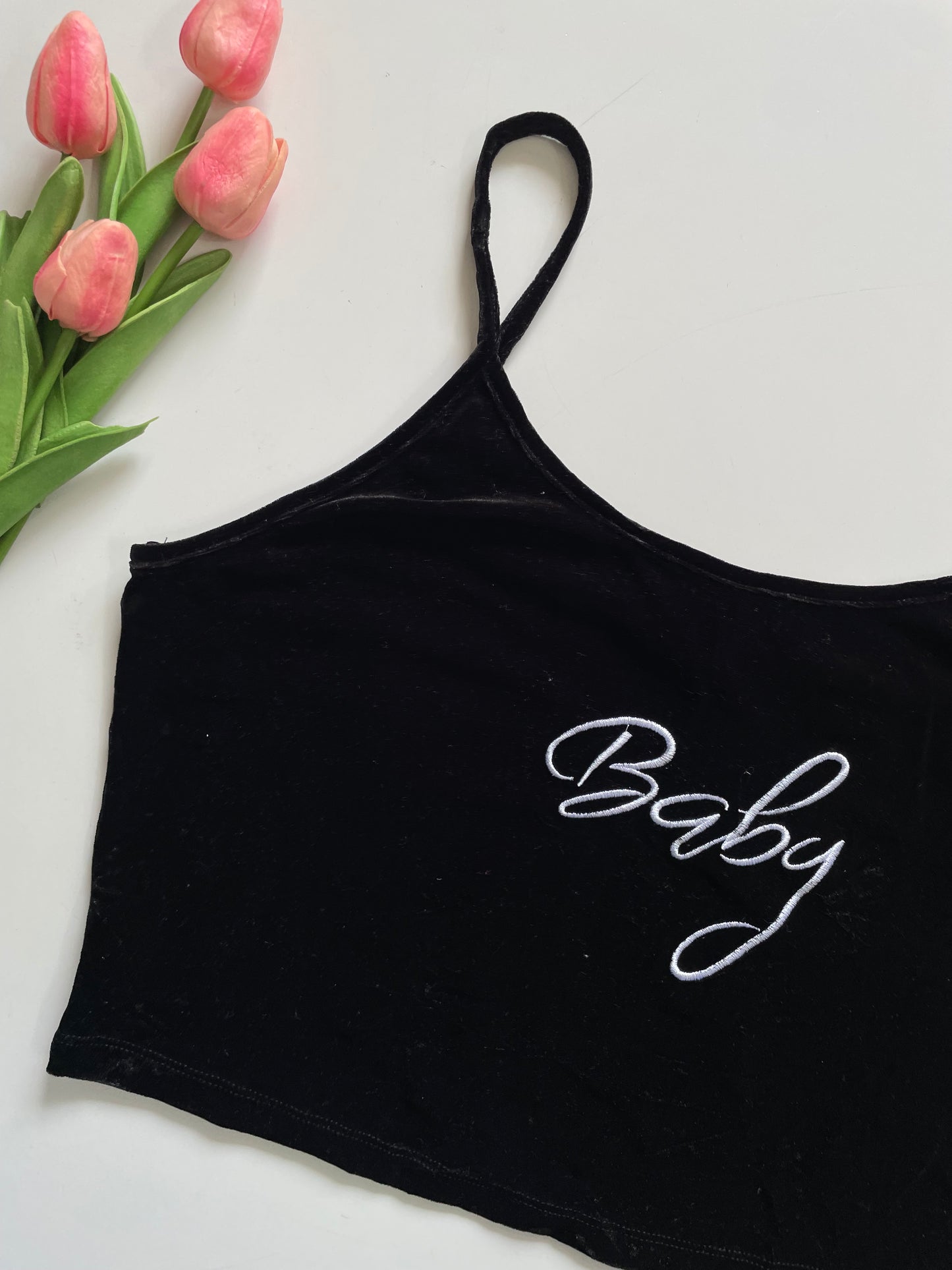 BABY CHENILLE SOFT TOP - BUST 40 TO 42