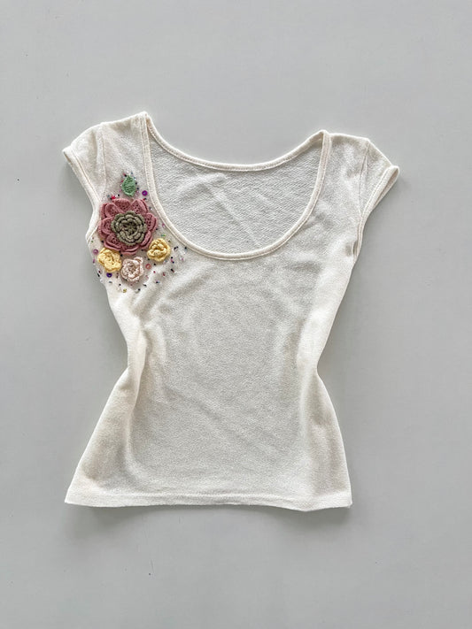 Sheer Vintage Top-Bust 32 to 34