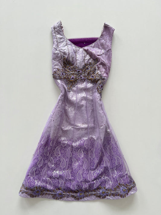 Vintage Embroidered Dress-Bust 34