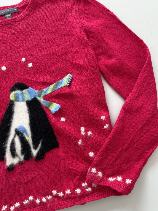Northern Isles Christmas Embroidered Sweater-Bust 44