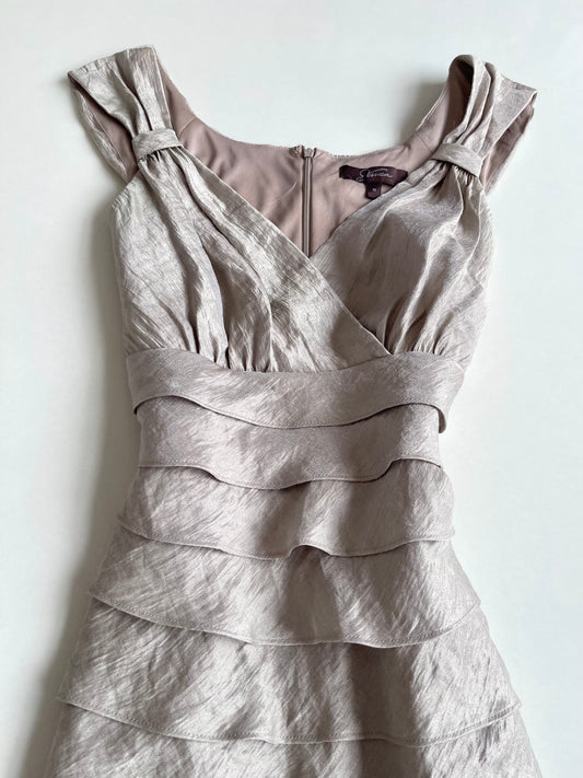 Jessica Vintage Ruffle Dress-Bust 38