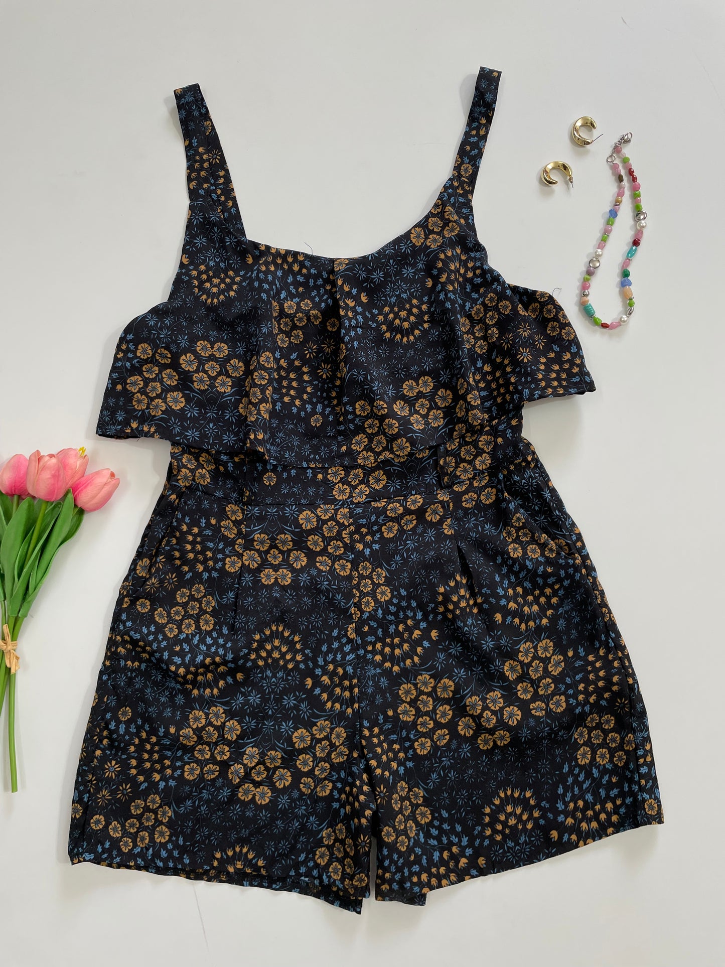 Flower Romper-Bust 32