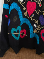 Load image into Gallery viewer, Joeclyn Smith Embroidered Christmas Sweater-Bust 42
