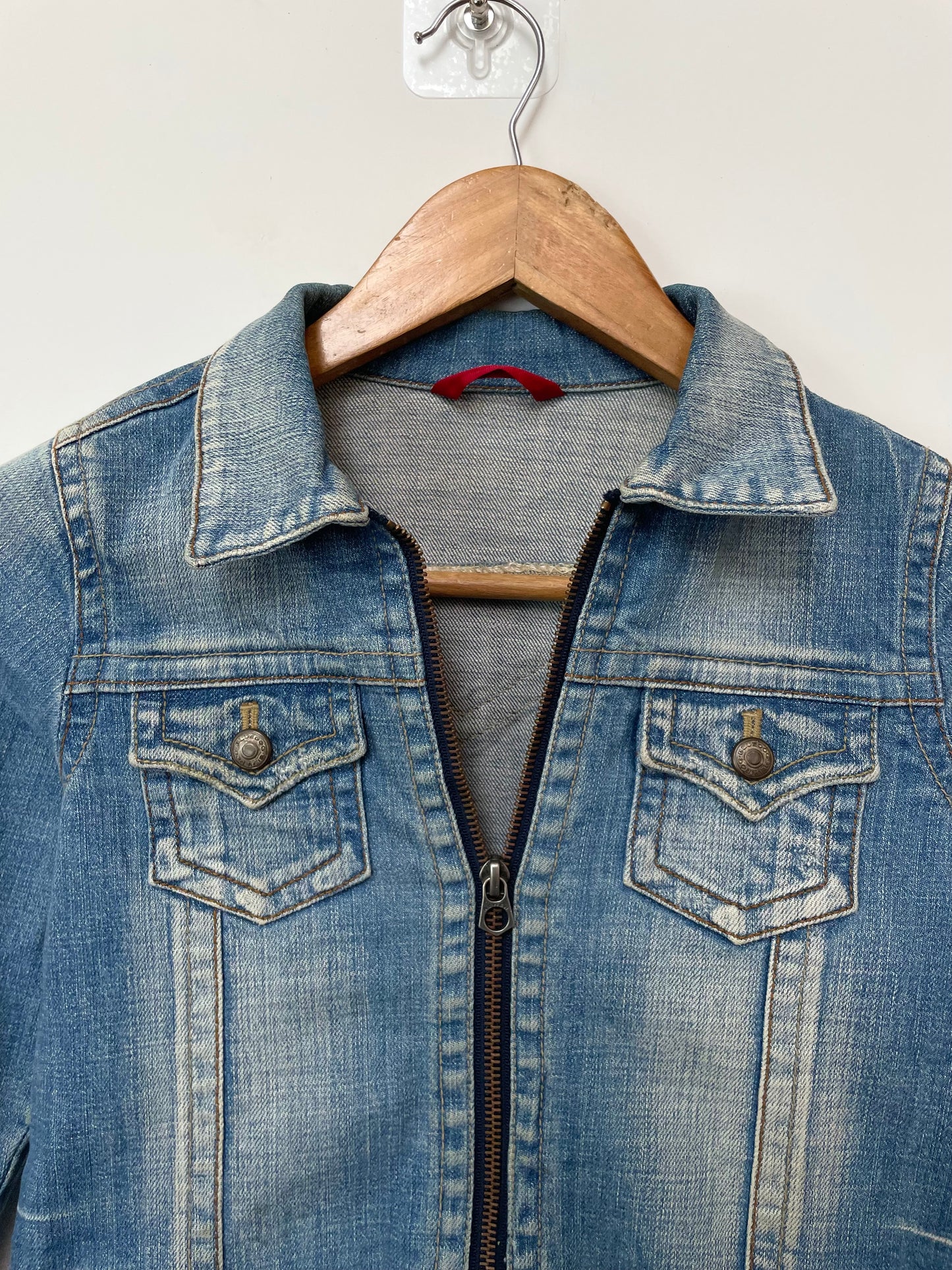 Denim Vest-Bust 28