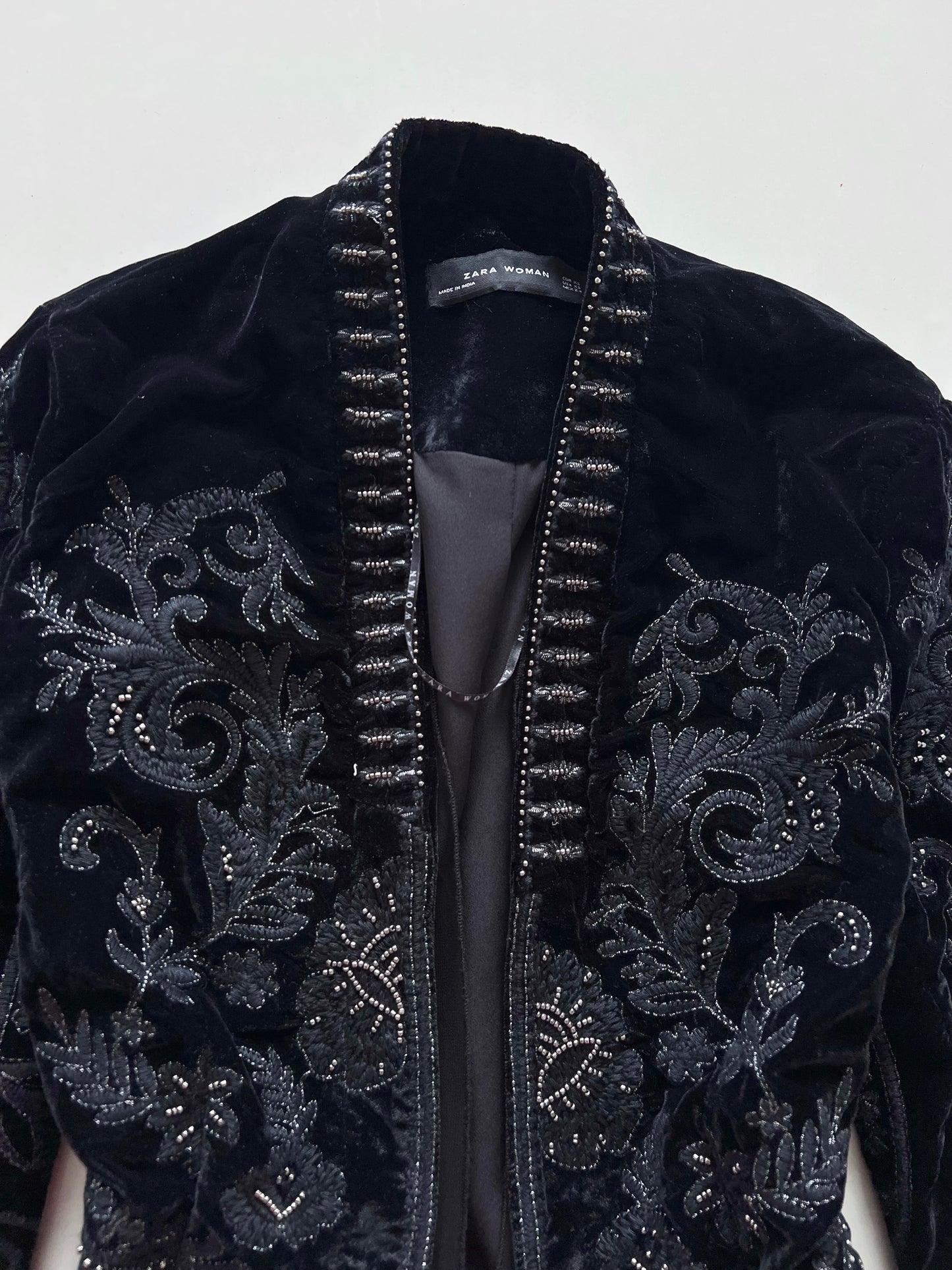 Zara Embroidered Top-Bust 38
