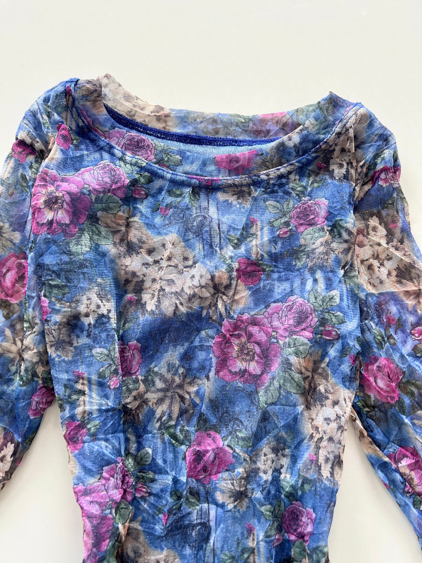 Sheer Vintage Top-Bust 36 to 38