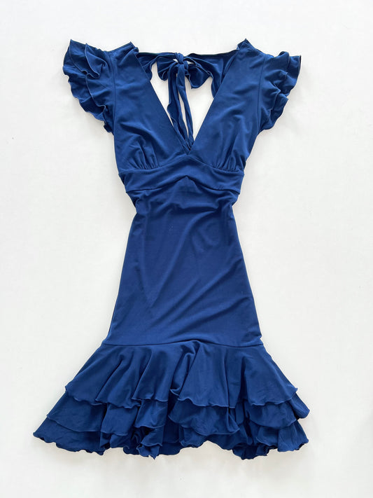 Moda International Vintage Ruffle Dress-Bust 36 to 38