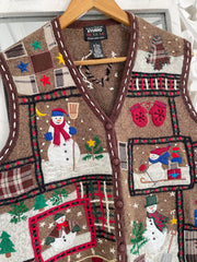 Christmas Sweater Vest-Bust 44