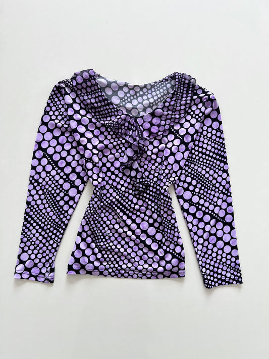 Ruffle Y2k Top-Bust 42 to 44