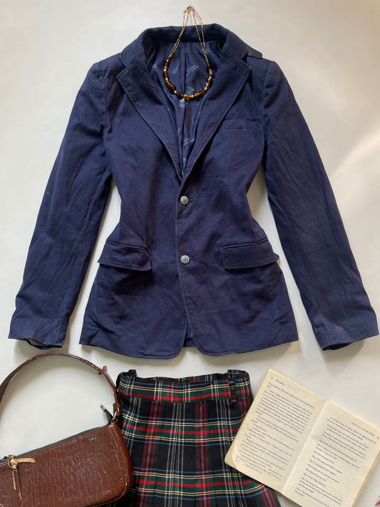 Vintage Cotton Blazer-Bust 38