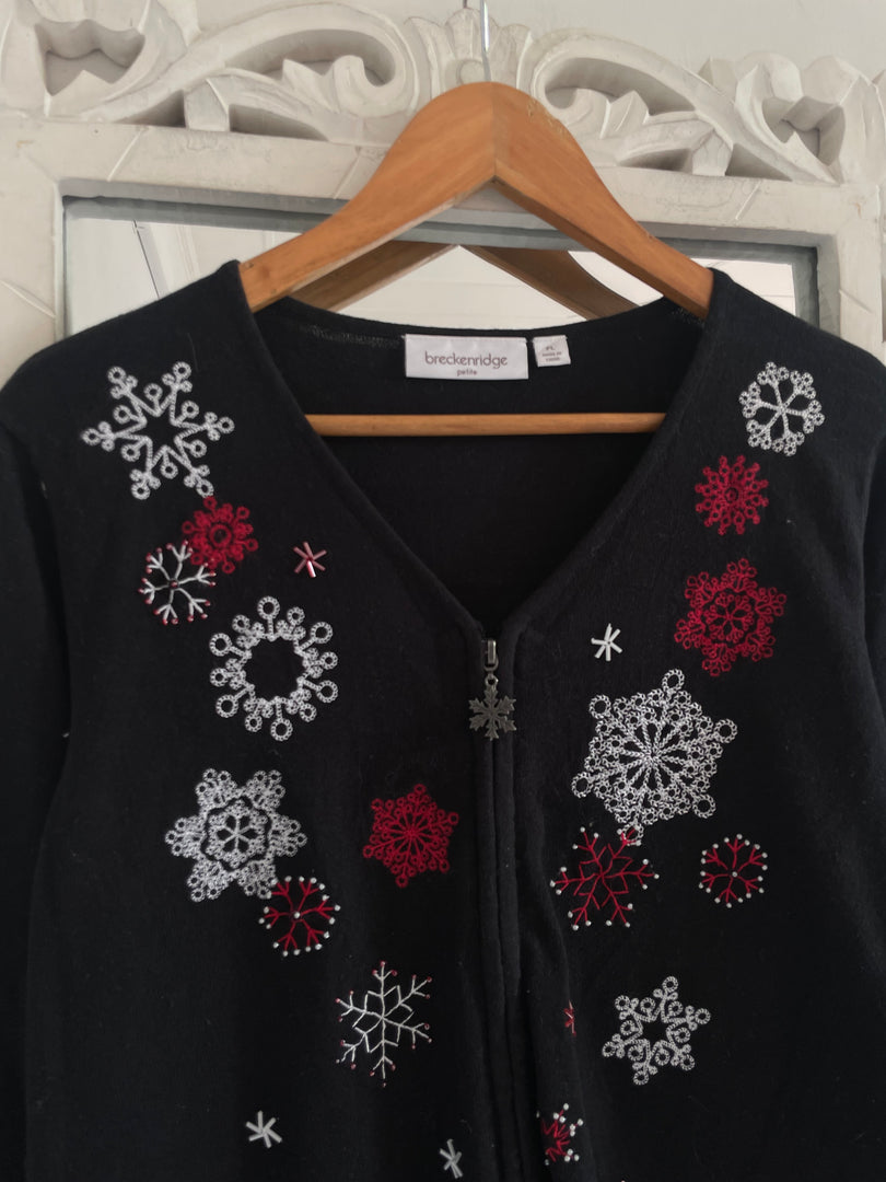 Breckenridge Embroidered Vintage Sweater-Bust 42