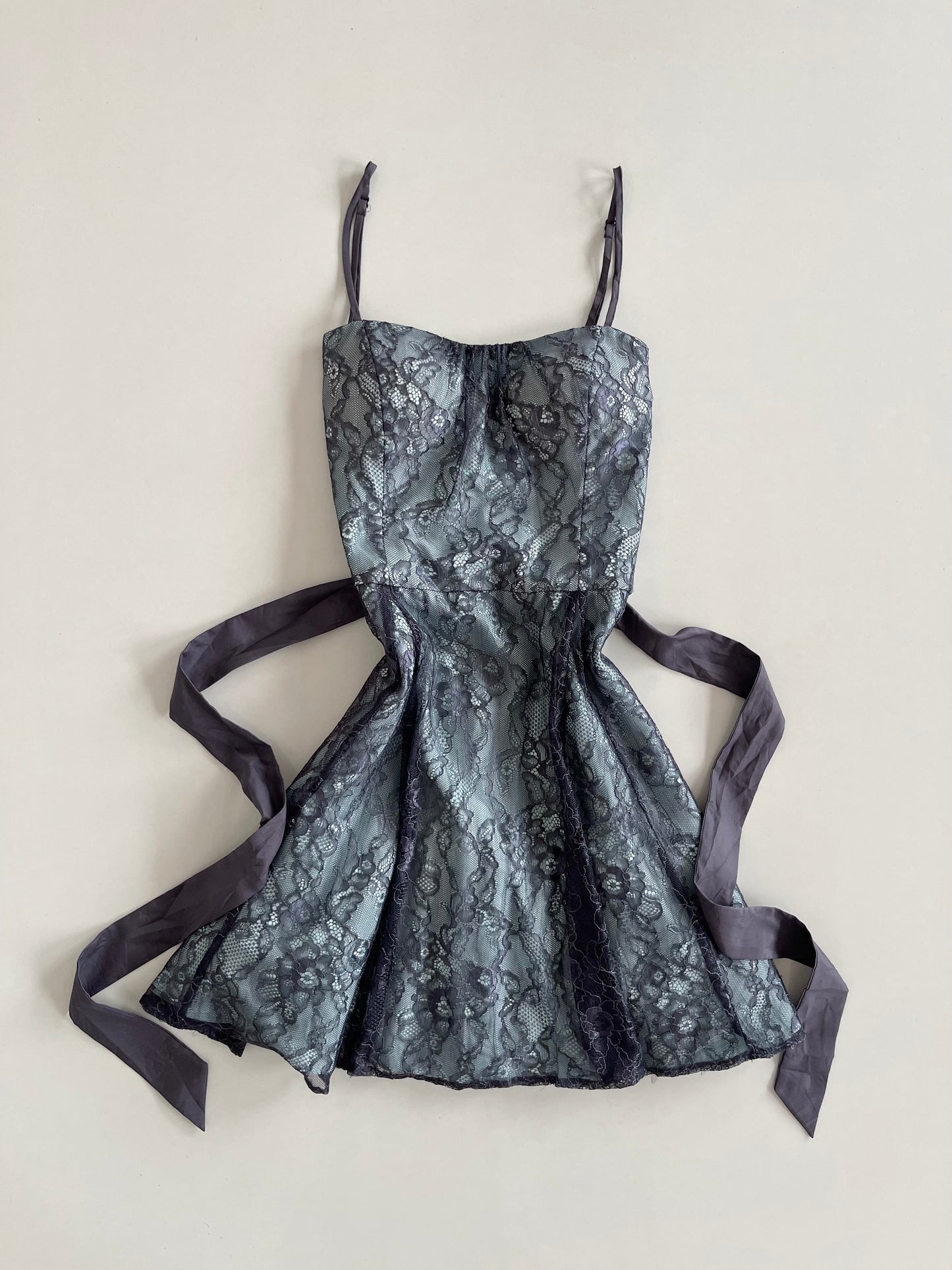 Vera Mont Lacy Vintage Dress-Bust 34