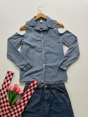 Powder Blue shirt-bust 34