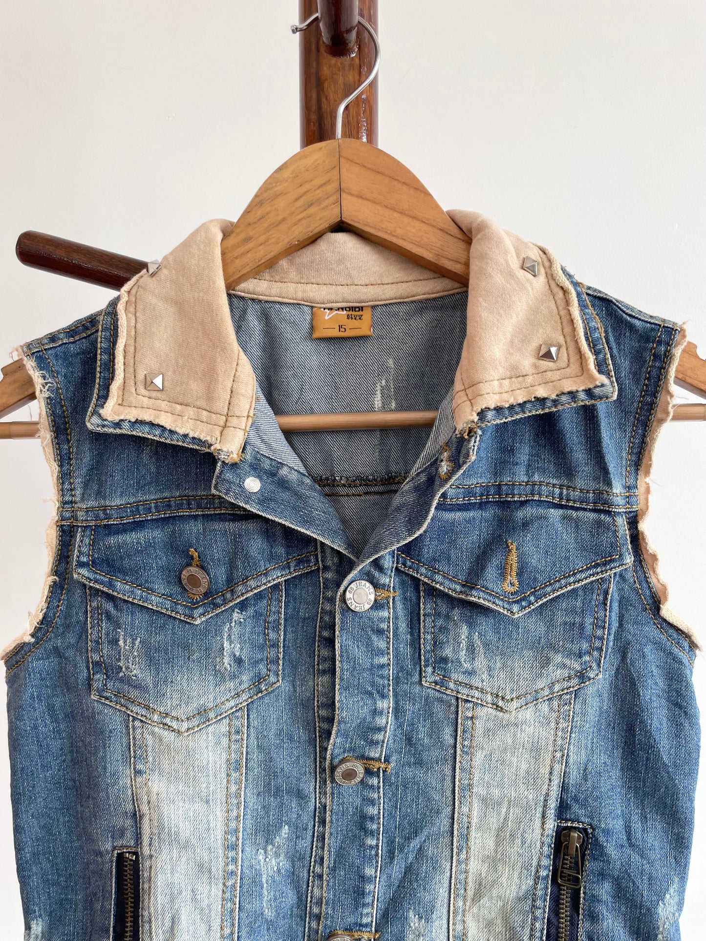 Denim Vest-Chest 32