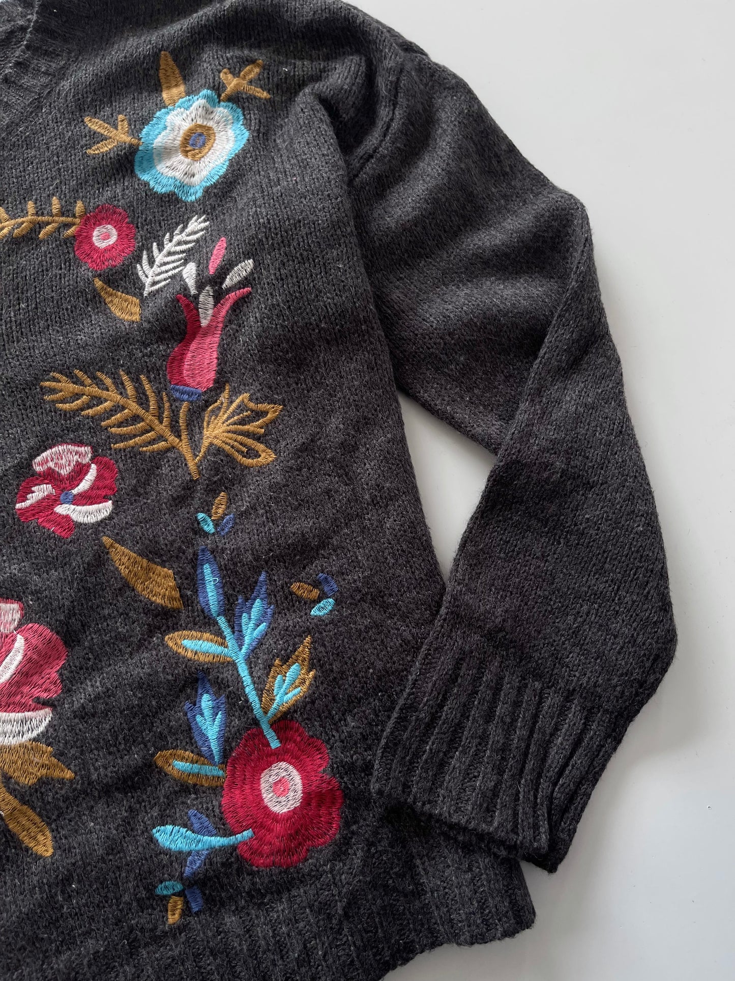 Ultra Flirt Embroidered Sweater-Bust 48