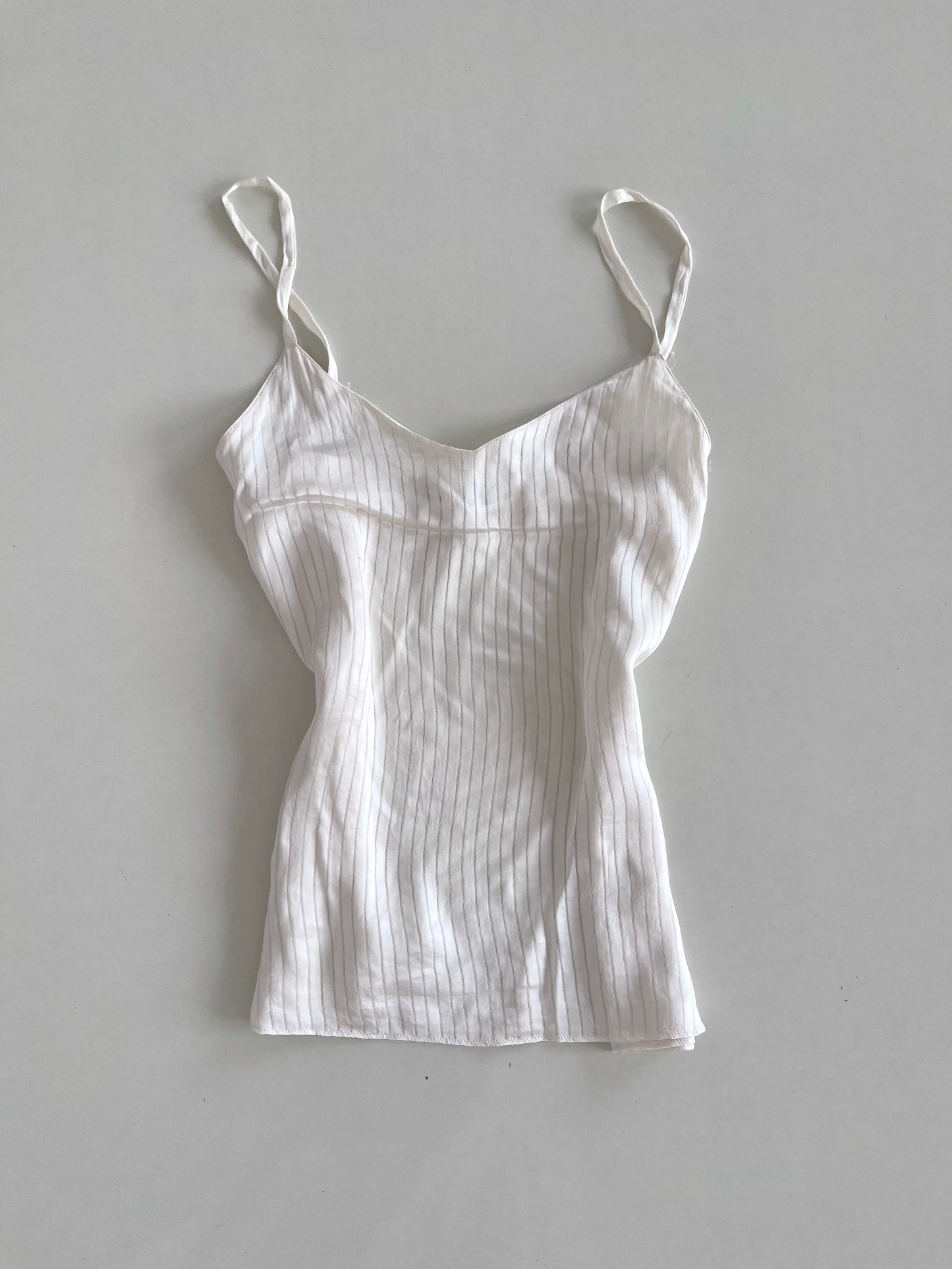 White Slip Top-Bust 36