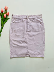 JONES LIGHT LILAC SKIRT - WAIST 28