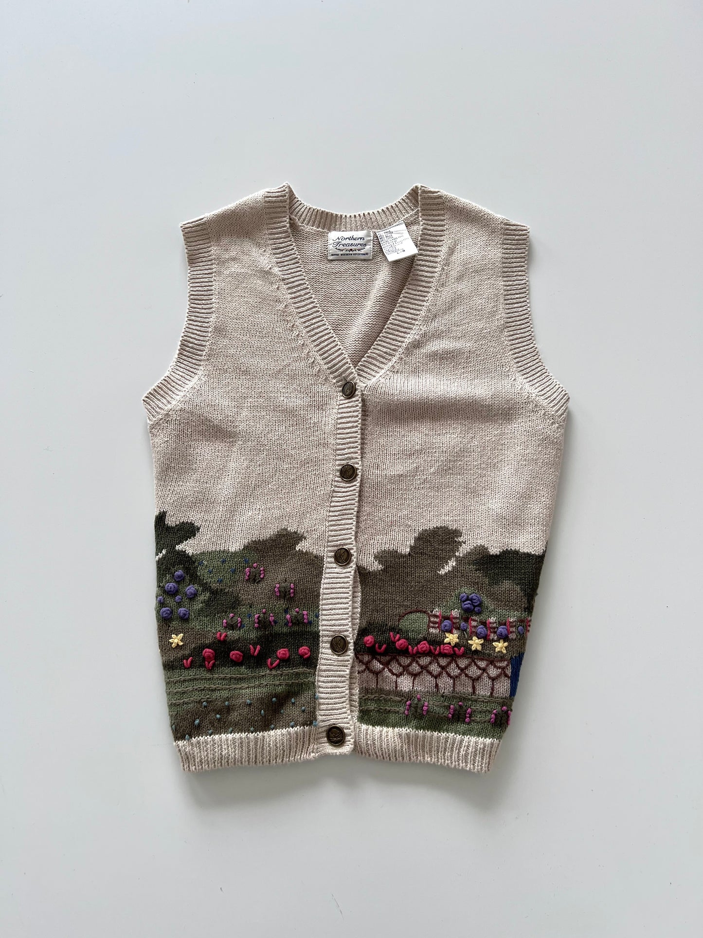 Northern Treasuures Embroidered Sweater-Bust 42
