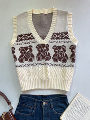 Chunky Sweater Vest-Bust 40