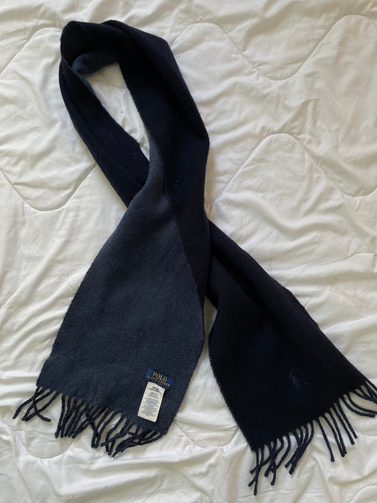 Ralph Lauren 80% Wool Vintage Muffler