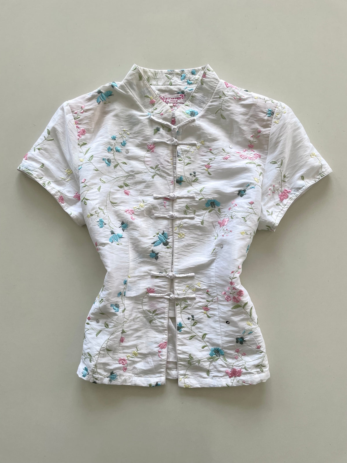 Chinese Embroidered Vintage Top-Bust 38