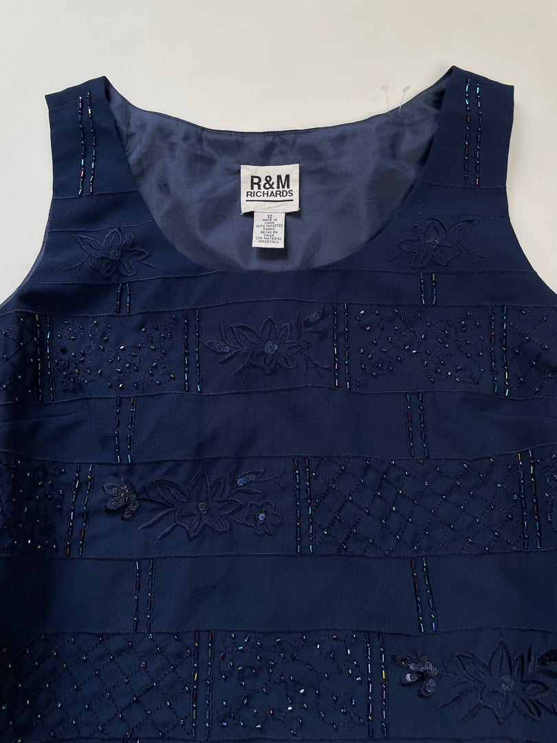 Embroidered Vintage Top-Bust 38