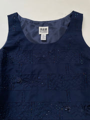 Embroidered Vintage Top-Bust 38