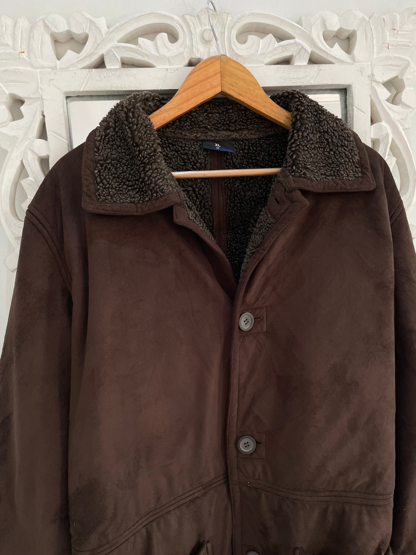 Watson Vintage Thick Sherpa Coat-Chest 50