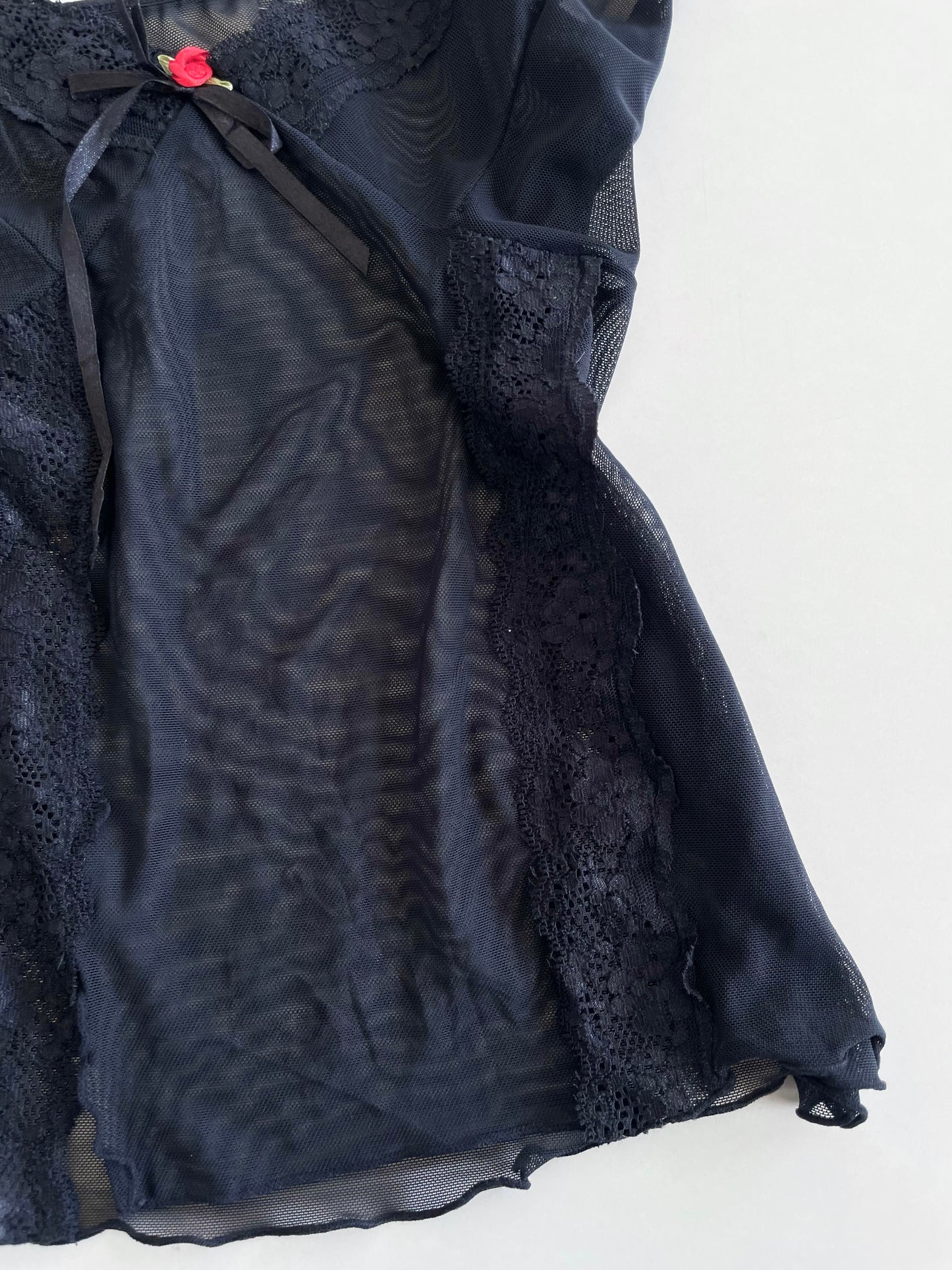Lacy Sheer Top-Bust 30 to 32