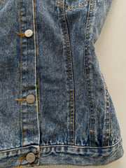 Bubble Denim Top-Bust 42