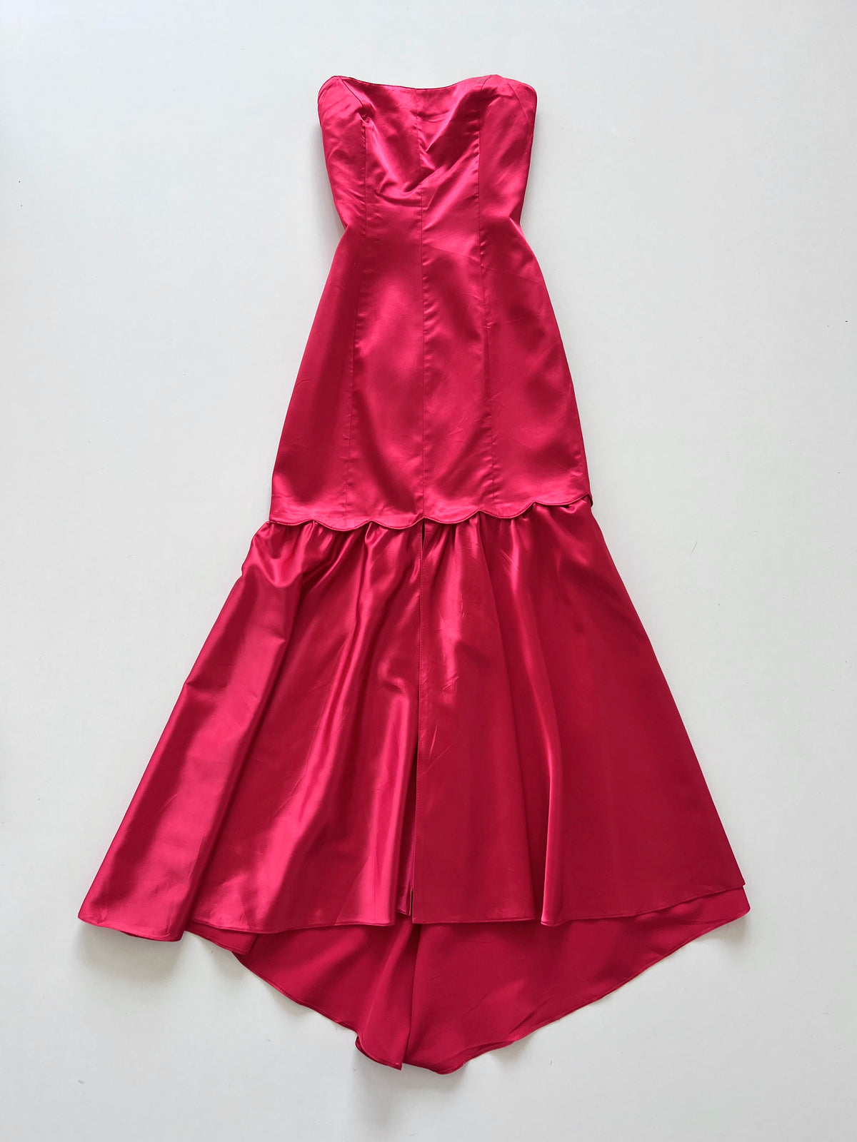 Vintage Satin Tube Dress-Bust 32