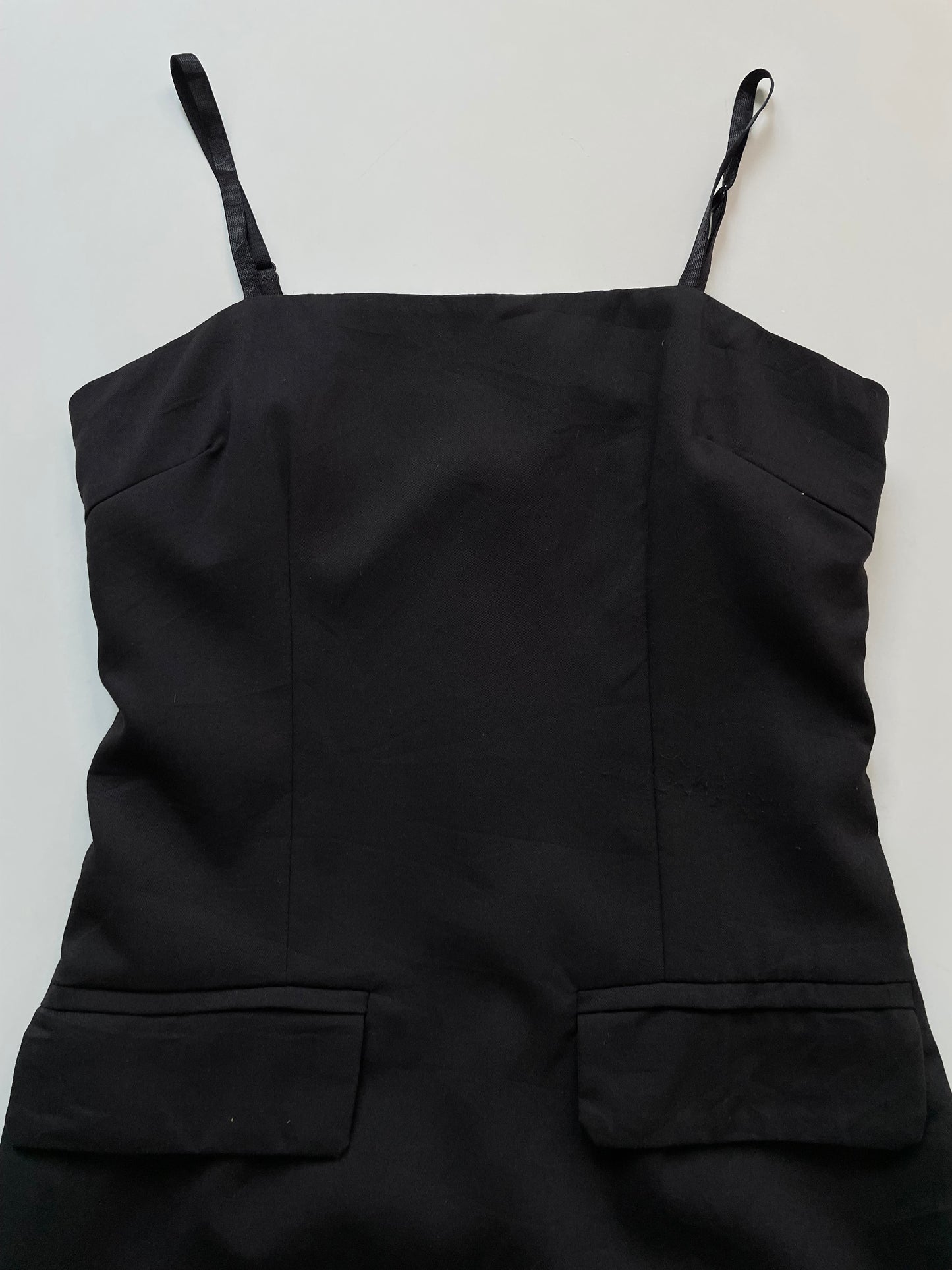 Black Slip Dress-Bust 30