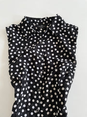 Benotti Sheer polka Dot Top-Bust 40