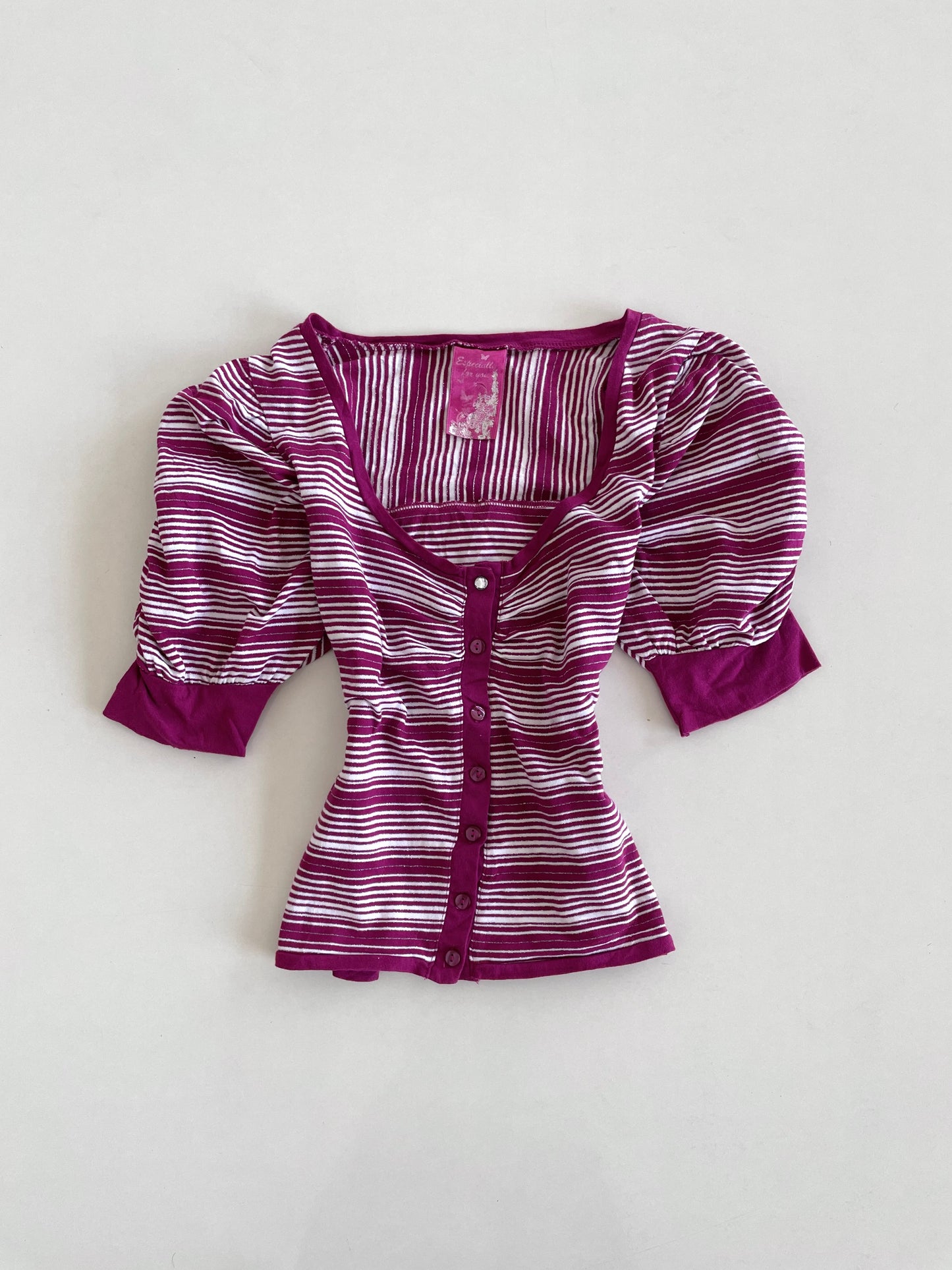 Vintage Puff Sleeve Top-Bust 38