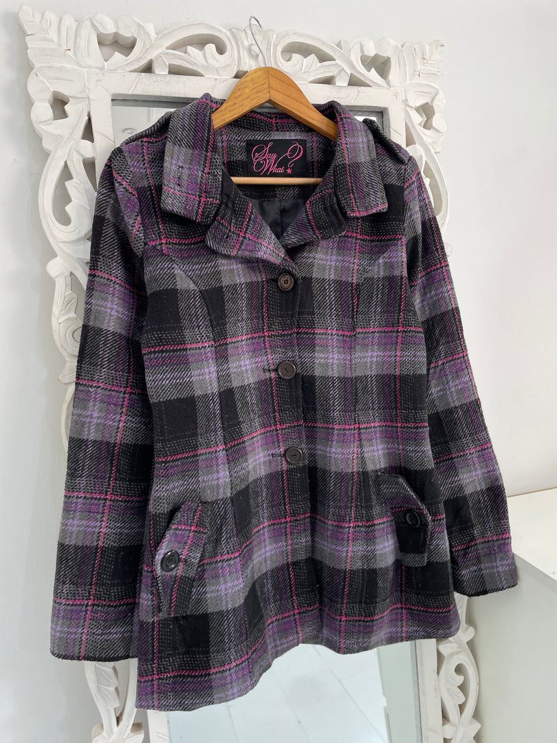 Say What Warm Tweed Blazer-Bust 34