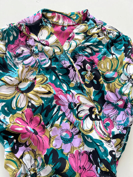 Flora Vintage Top-Bust 36