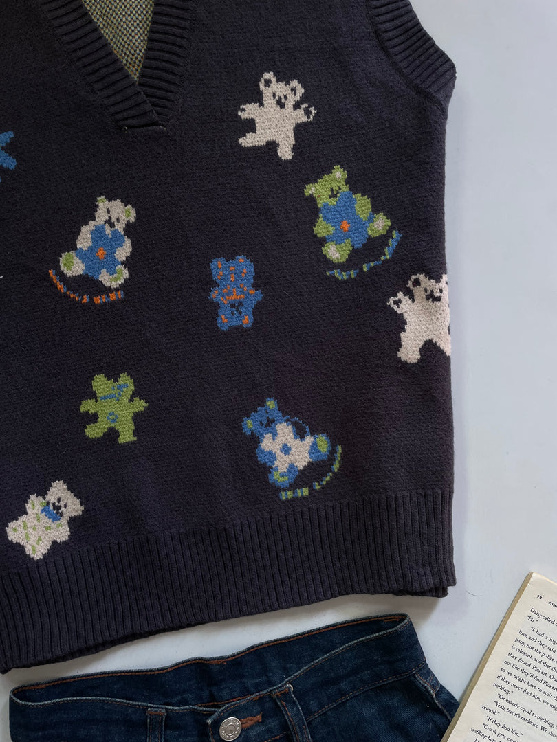 Cider Chunky Sweater Vest-Bust 42