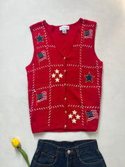 Christmas Sweater Vest-Bust 34