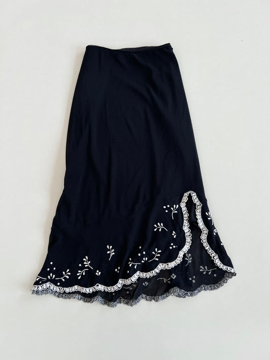 Vivienne Tam Embroidered Vintage Skirt-Waist 30 to 32