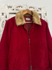 Vintage Puffer Corduroy Jacket-Bust 42