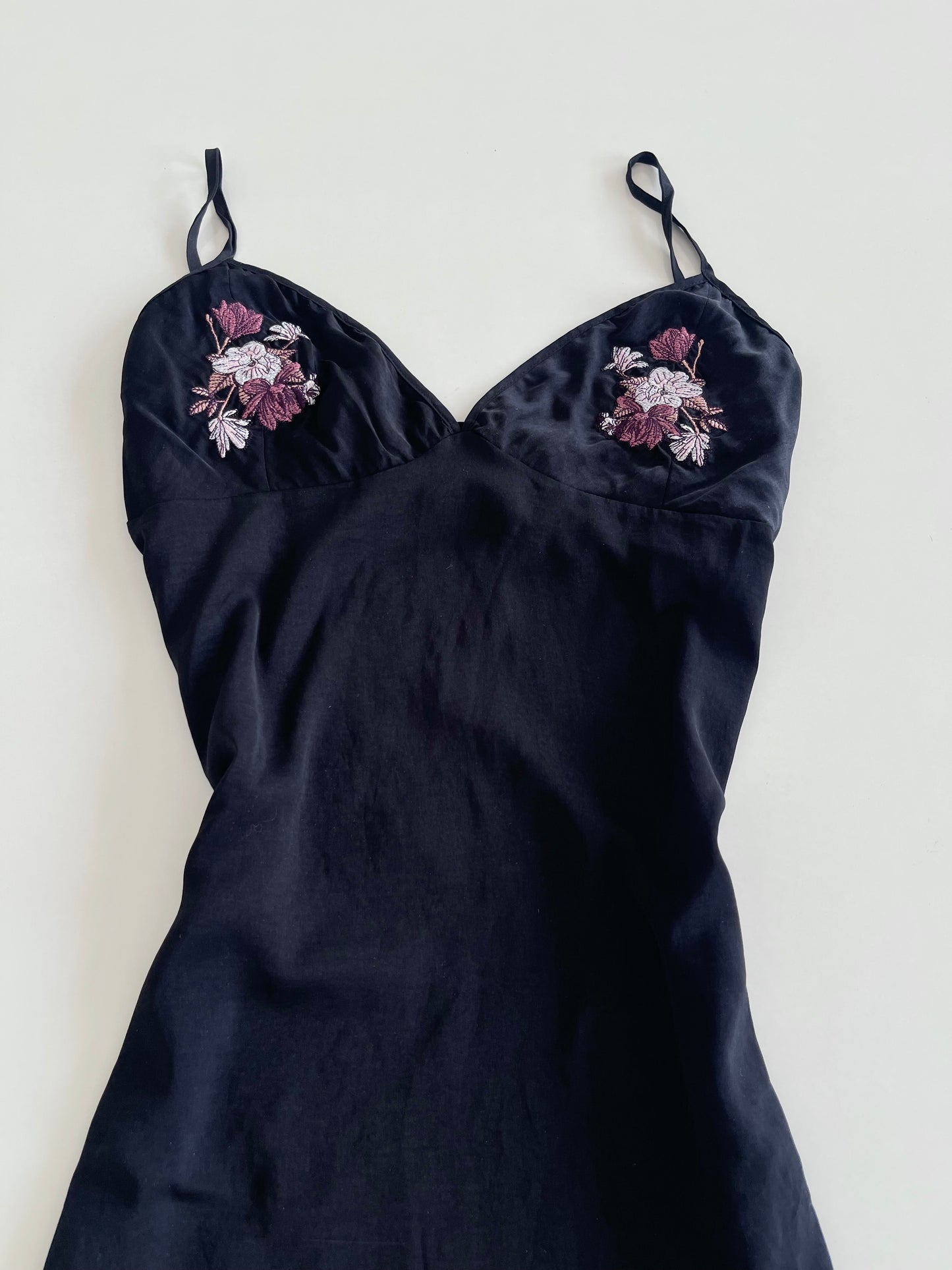 Bodi Embroidered Slip Dress-Bust 38