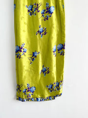 Blue Rose Satin Skirt-Waist 24 to 26