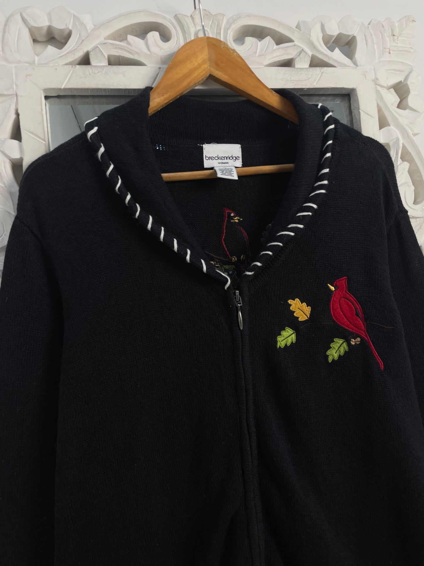 Breckenridge Embroidered Vintage Sweater-Bust 50