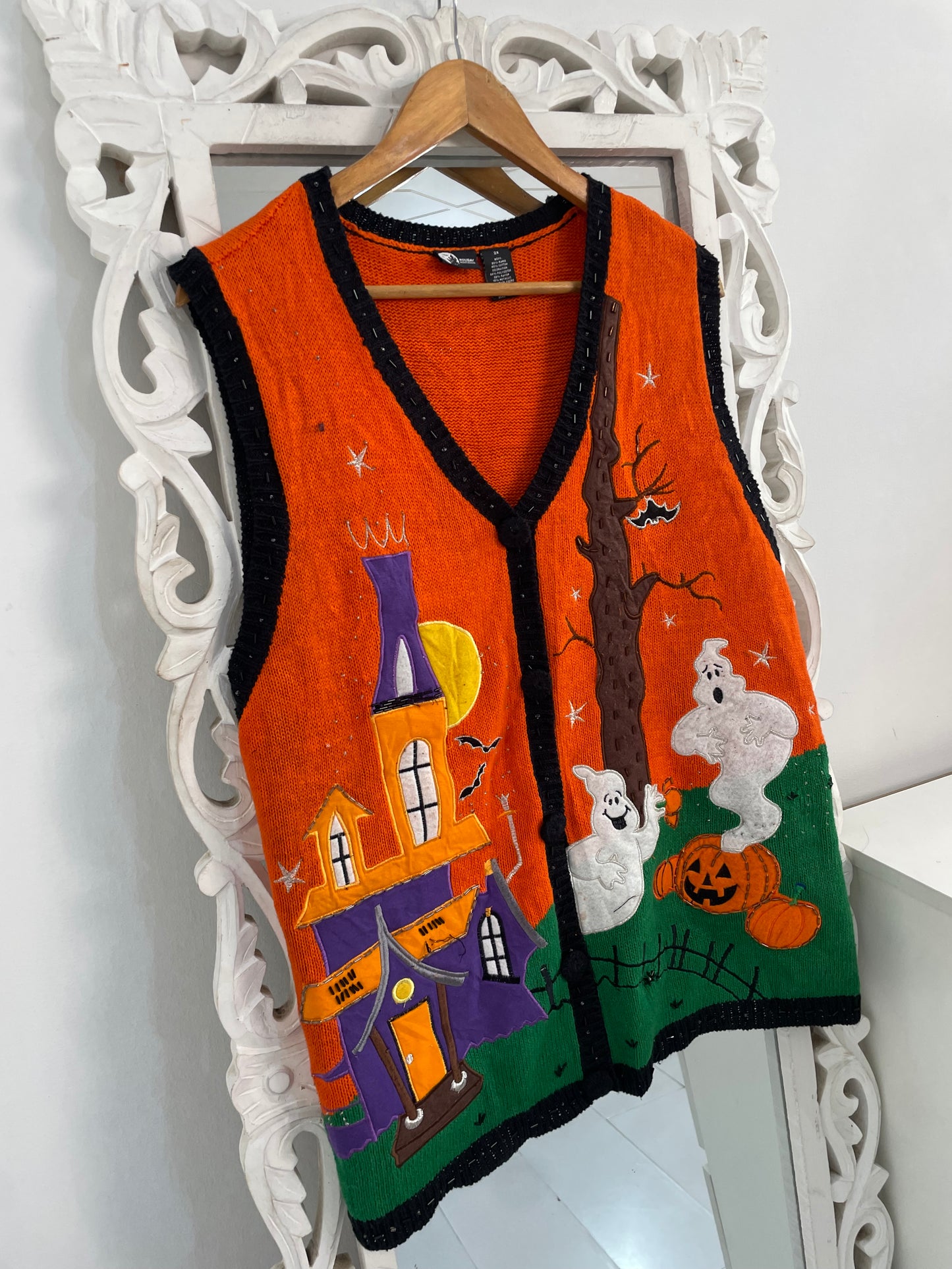 Holiday Editions Christmas Sweater Vest-Bust 40
