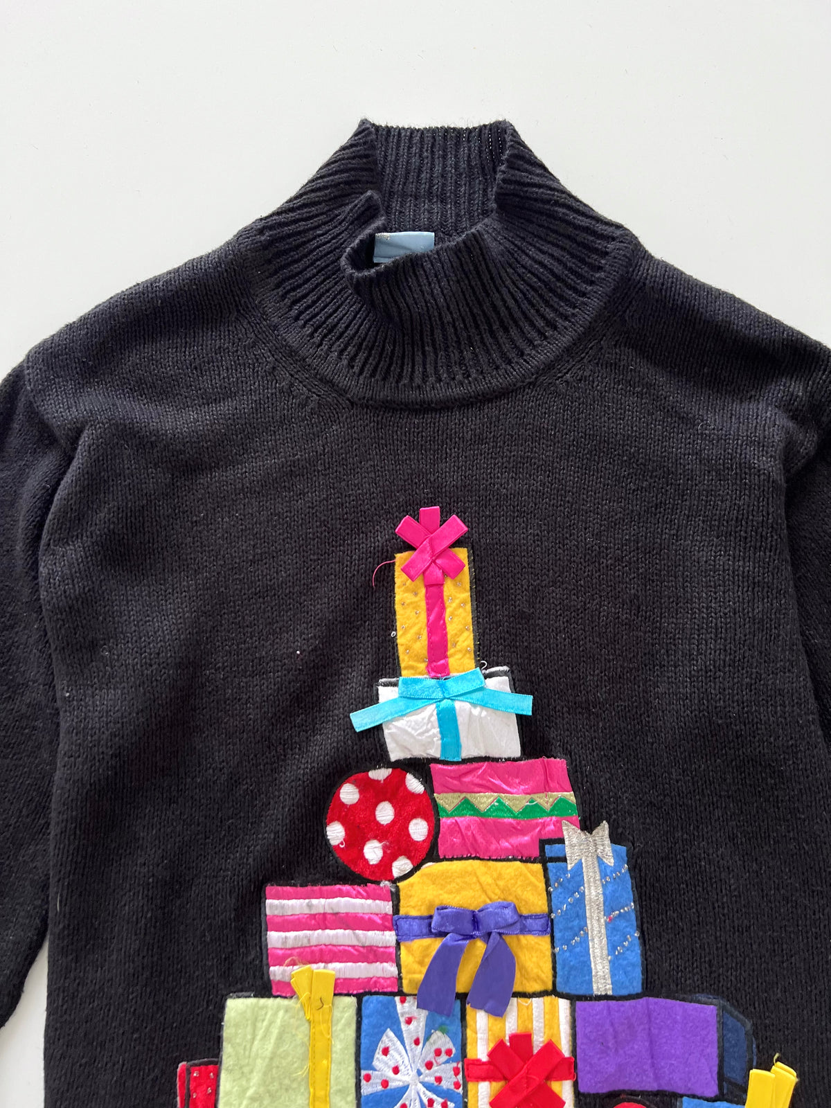 Holiday Editions Embroidered Christmas Sweater-Bust 46
