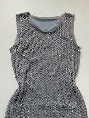 Crochet Sequin Dress-Bust 32 to 34