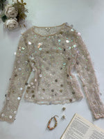 Load image into Gallery viewer, River Island Sheer Top-Bust 40